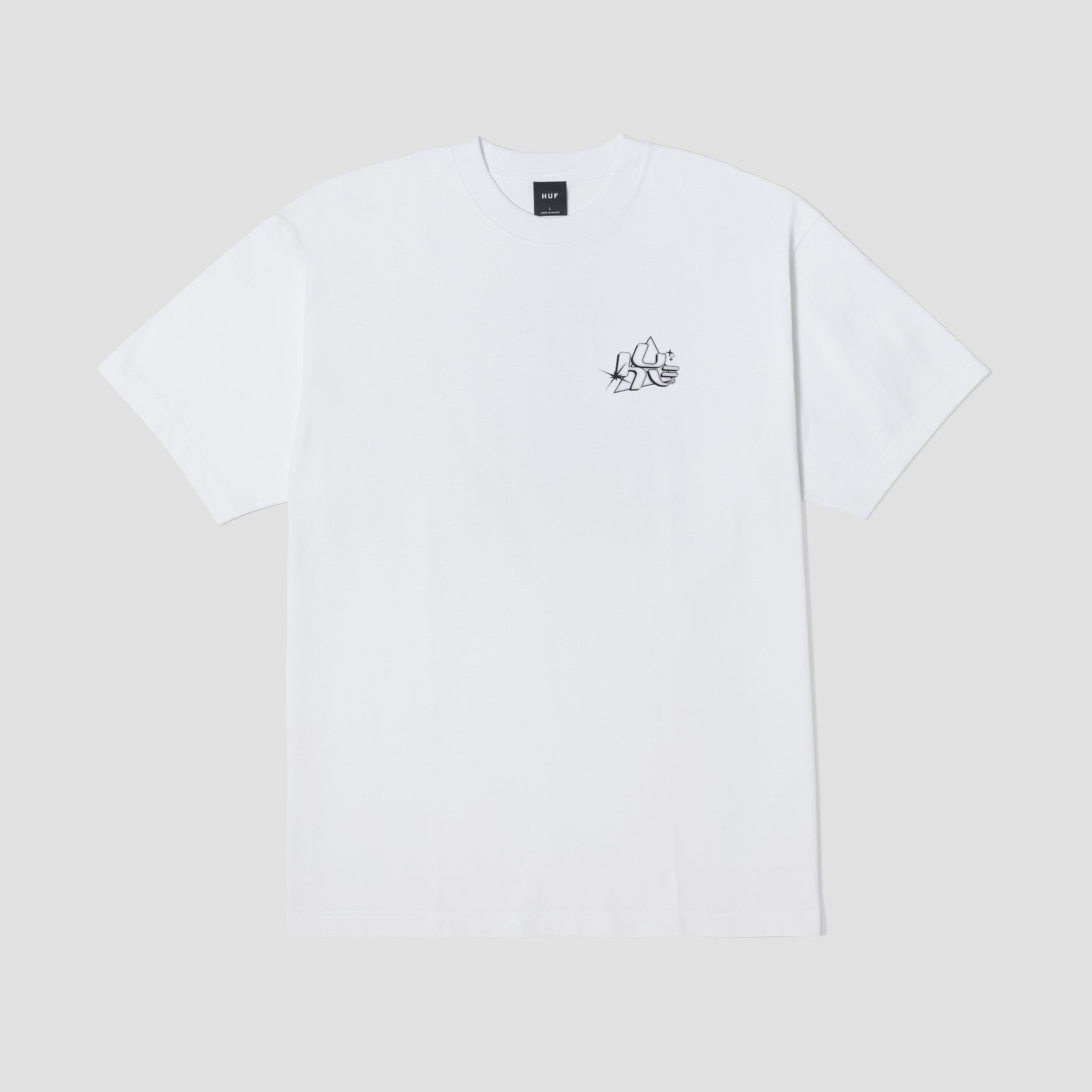 HUF Glow Shortsleeve T-Shirt White