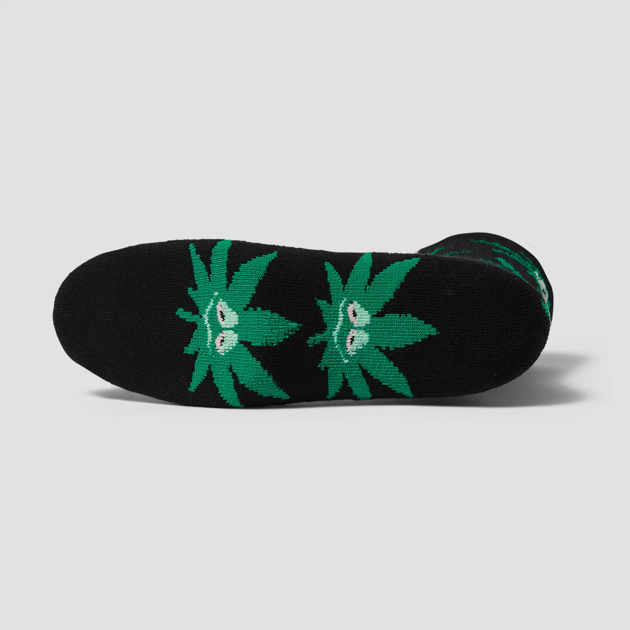 HUF Green Buddy Pl Sock Black