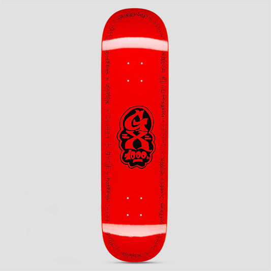 GX1000 8.25 Sketch Skateboard Deck Red