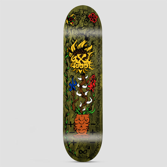 GX1000 8.5 Pot Plot Carlyle Skateboard Deck Stained