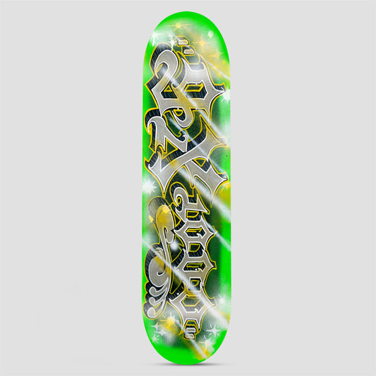 GX1000 8.25 Script Skateboard Deck Green