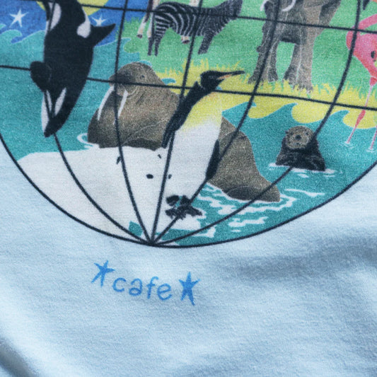 Skateboard Cafe Great Place T-Shirt Baby Blue