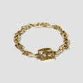 Load image into Gallery viewer, HUF H Star Bracelet Gold
