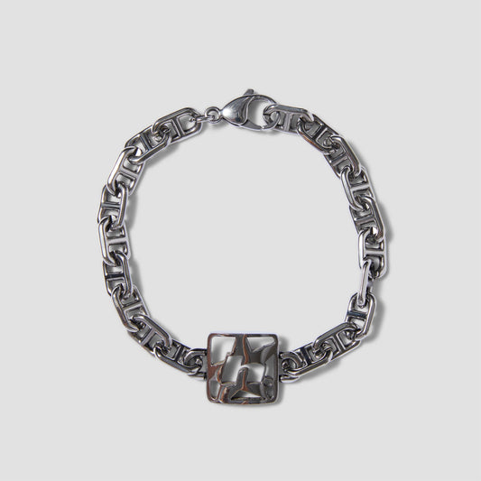 HUF H Star Bracelet Silver