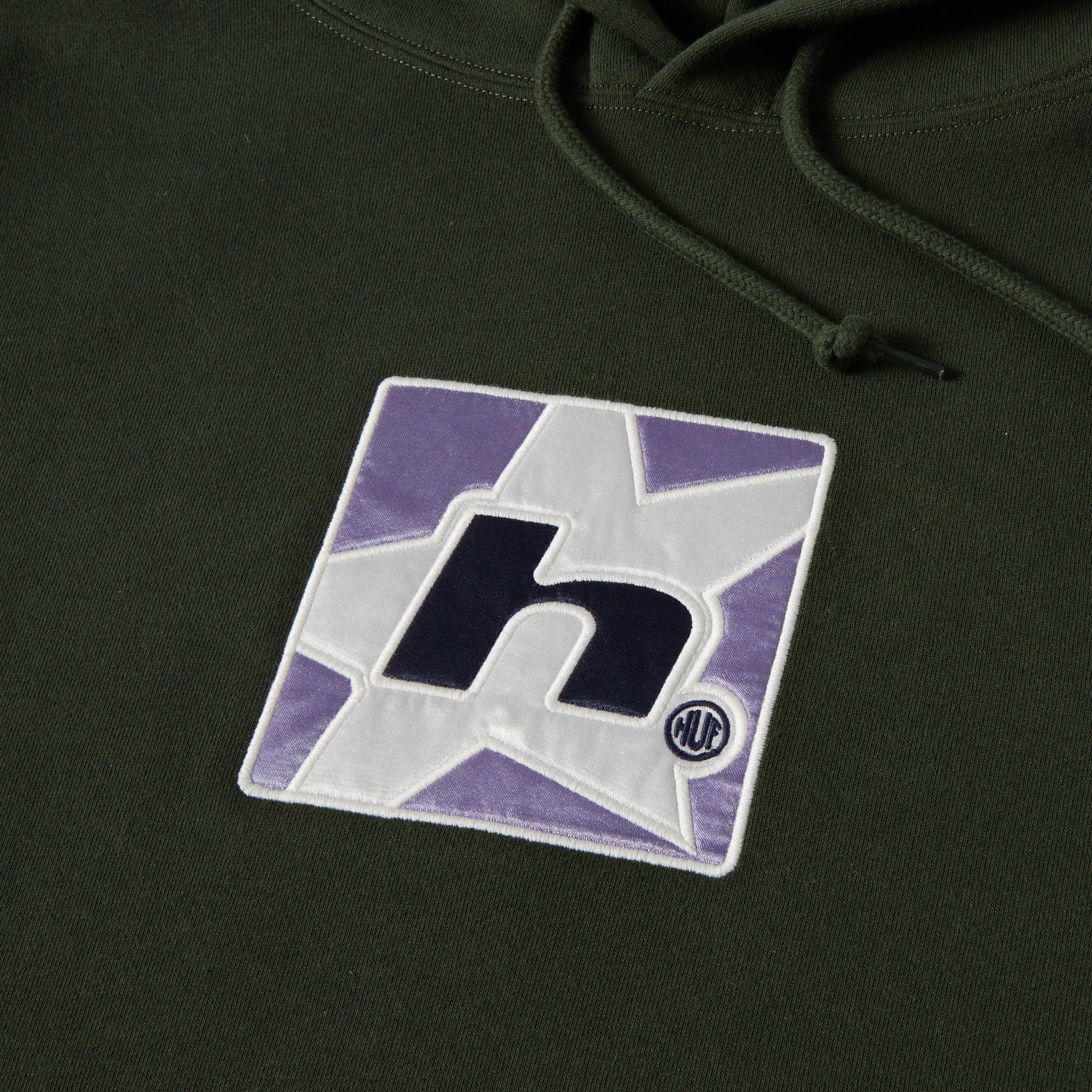 HUF H Star Pullover Hood Hunter Green