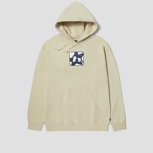 HUF H Star Pullover Hood Stone