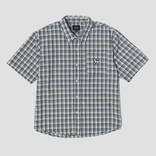 HUF H Star Plaid Shortsleeve Shirt Linen