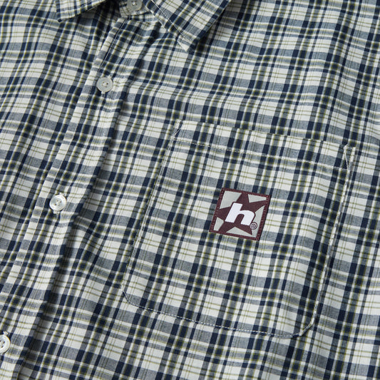 HUF H Star Plaid Shortsleeve Shirt Linen