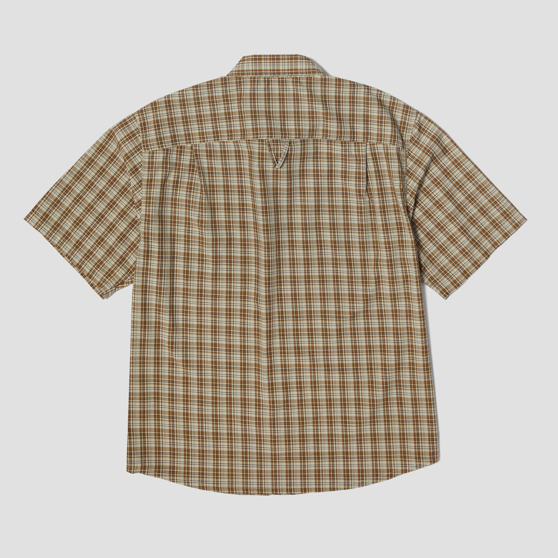 HUF H Star Plaid Shortsleeve Shirt Putty