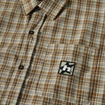 Load image into Gallery viewer, HUF H Star Plaid Shortsleeve Shirt Putty
