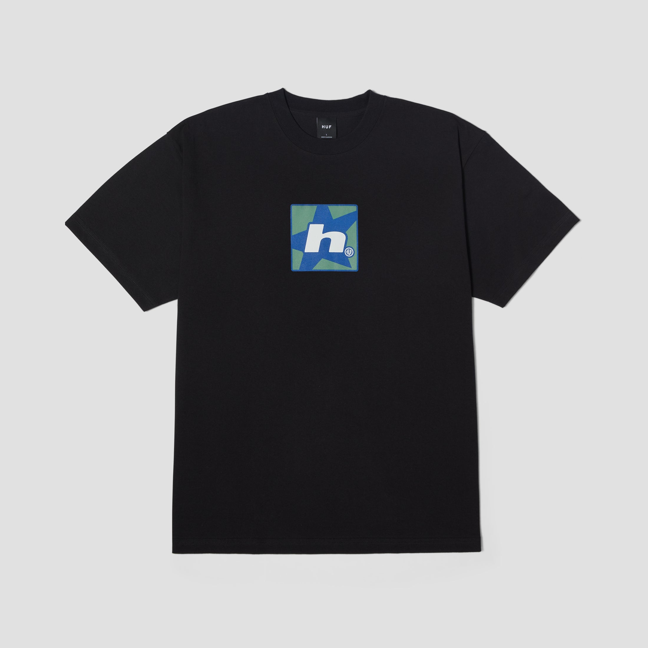 HUF H Star Shortsleeve T-Shirt Black