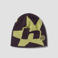 Load image into Gallery viewer, HUF H Star Skull Beanie Raisin
