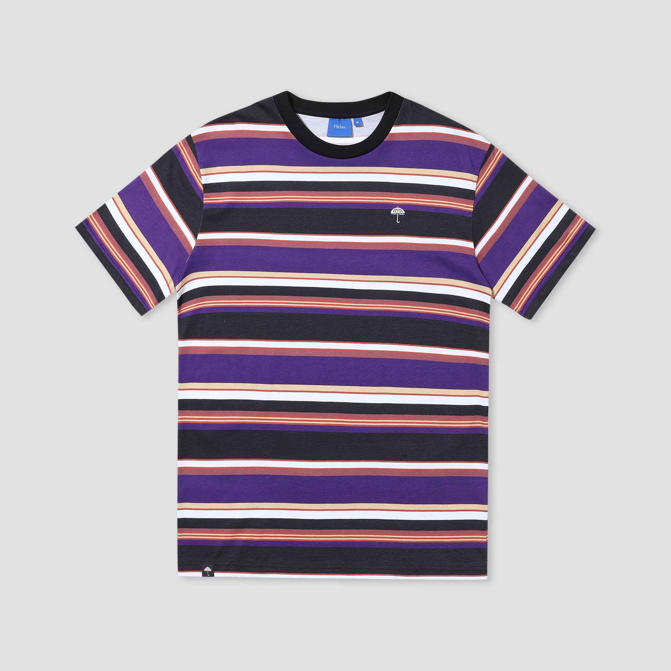 Helas Rayures T-Shirt Purple/Black