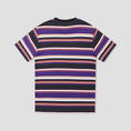 Load image into Gallery viewer, Helas Rayures T-Shirt Purple/Black

