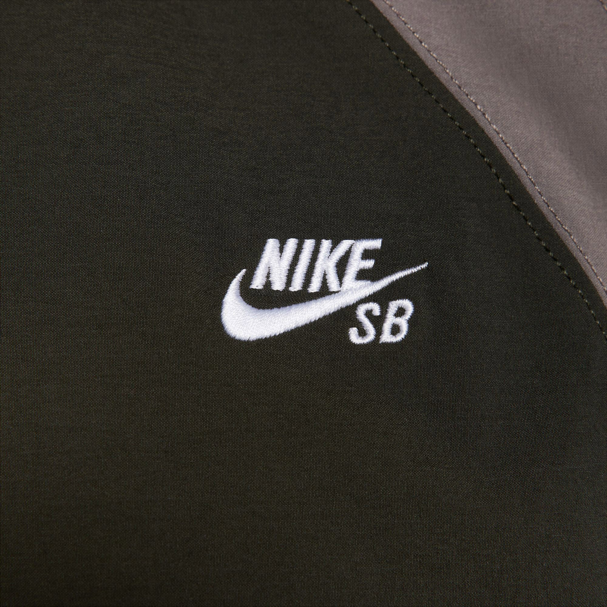 Nike SB Full-Zip Woven Jacket Sequoia / Cave Stone / White