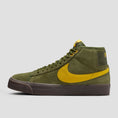 Load image into Gallery viewer, Nike SB Blazer Mid x Anti Hero Skate Shoes Rough Green / Amarillo / Rough Green
