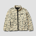 Load image into Gallery viewer, HUF Quake High Pile Fleece Crew Natural
