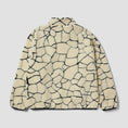 Load image into Gallery viewer, HUF Quake High Pile Fleece Crew Natural
