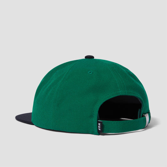 HUF Set Classic H 6 Panel Cap Green