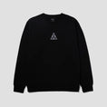 Load image into Gallery viewer, Huf Set Triple Triangle Crewneck Black
