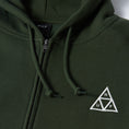 Load image into Gallery viewer, HUF Set TT Full Zip Hood Hunter Green
