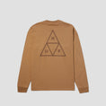 Load image into Gallery viewer, Huf Set Triple Triangle Long Sleeve T-Shirt Camel
