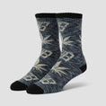 Load image into Gallery viewer, HUF X Bronze Plantlife Marled Socks Black
