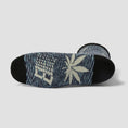 Load image into Gallery viewer, HUF X Bronze Plantlife Marled Socks Black
