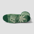 Load image into Gallery viewer, HUF X Bronze Plantlife Marled Socks Green
