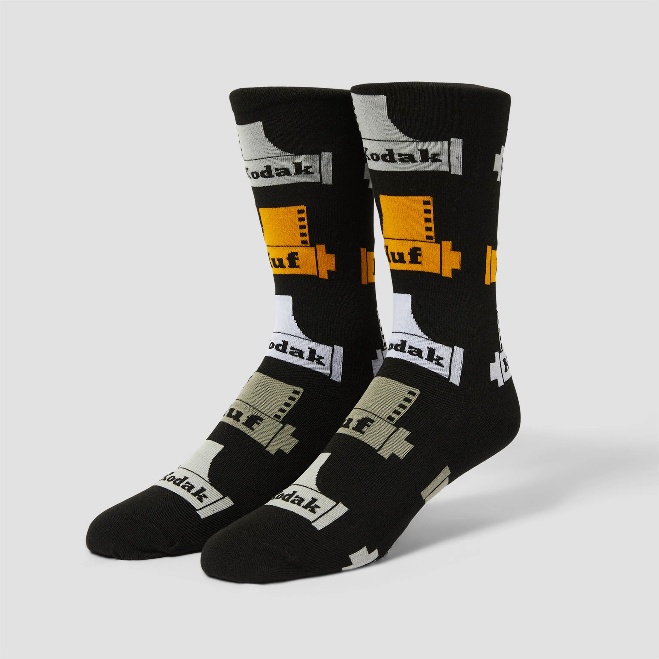 Huf x Kodak Crew Socks Black