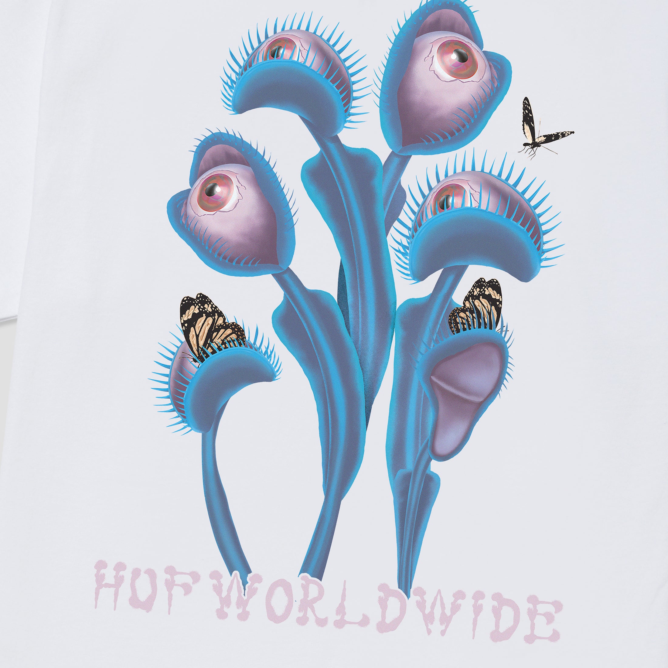 Huf Fly Trap T-Shirt White