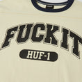 Load image into Gallery viewer, Huf Fuck It Football Shirt Ivory
