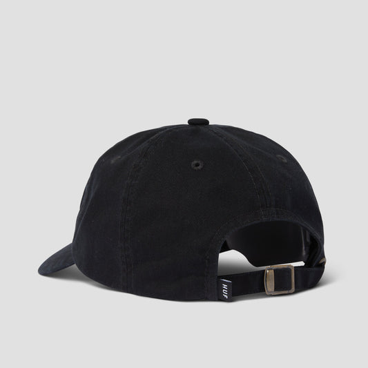 Huf Club 6 Panel CV Hat Black