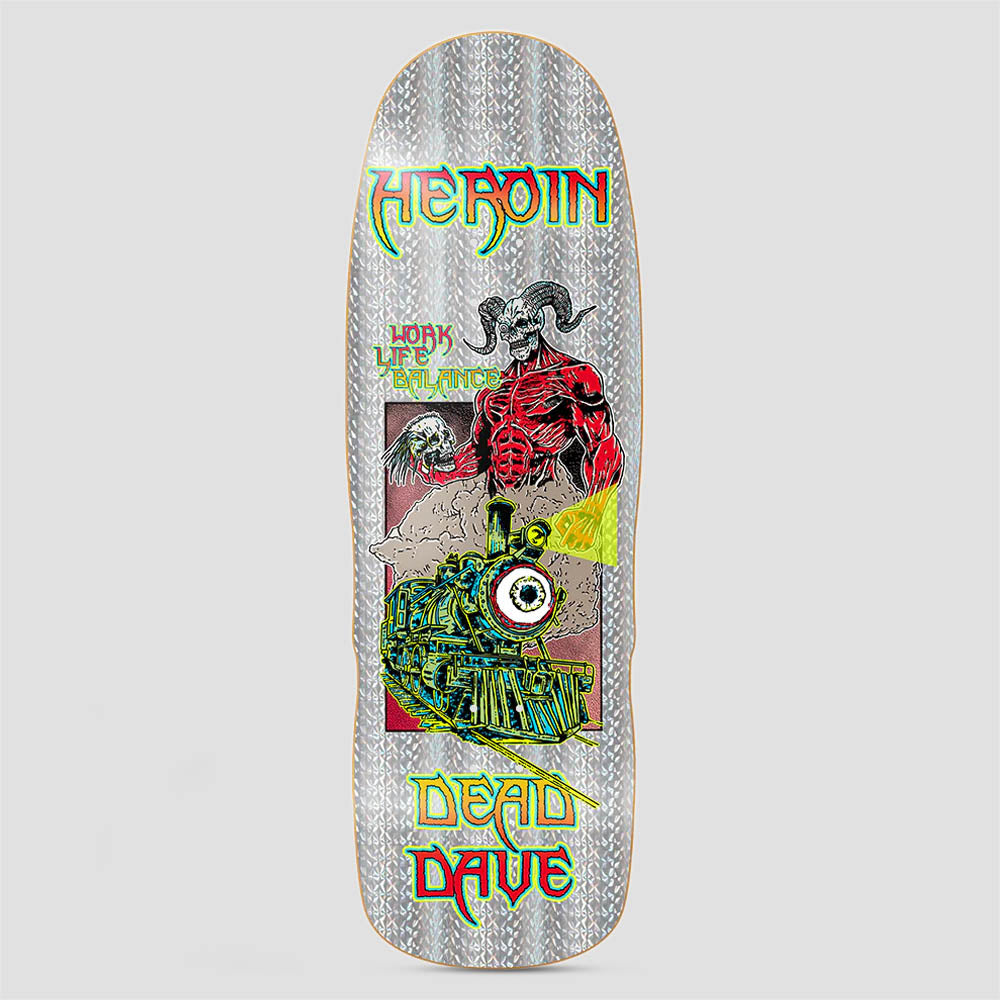 Heroin 10.1 Dead Dave Hellscape Skateboard Deck