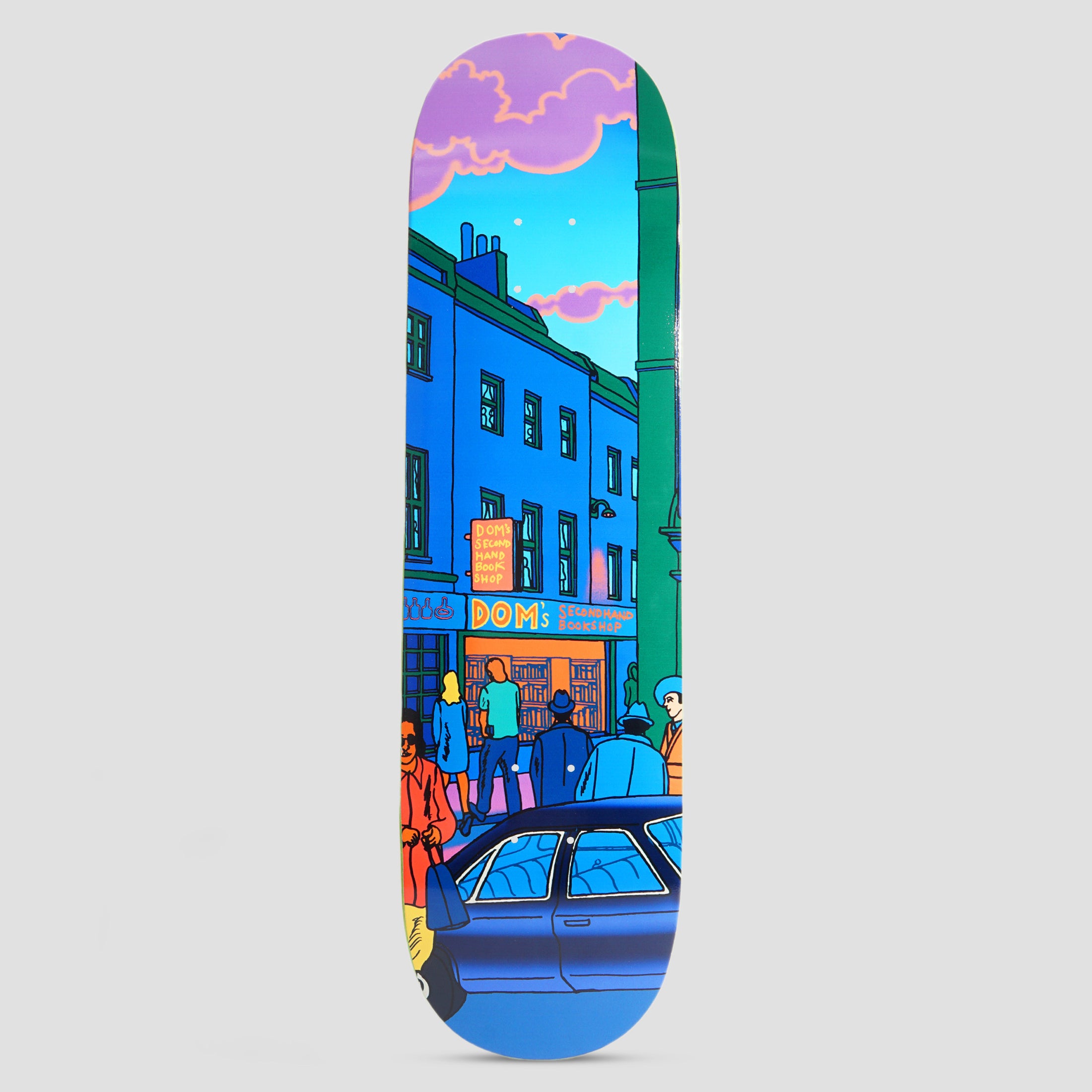 Skateboard Cafe 8.38 High Street Pro Series Dom's Secondhand Bookshop C2 Shape Skateboard Deck
