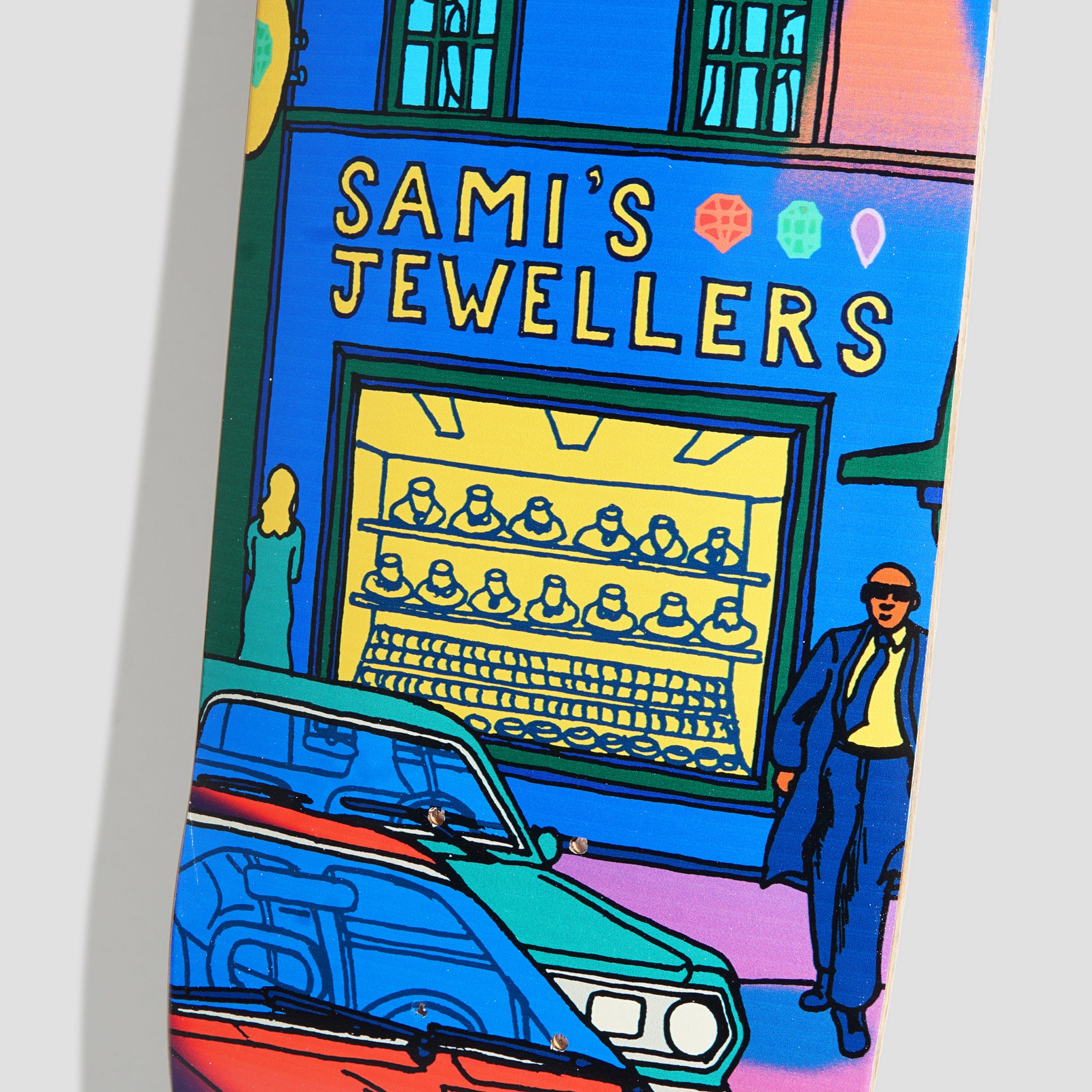 Skateboard Cafe 8.25 High Street Pro Series Sami's Jewellers C2 Shape Skateboard Deck