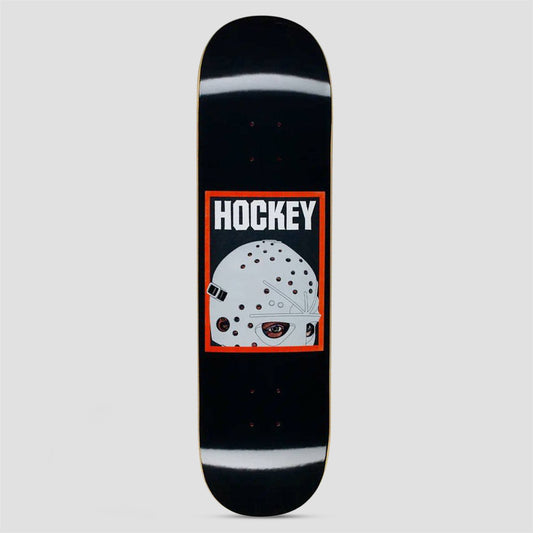 Hockey 8.18 Half Mask Skateboard Deck Black