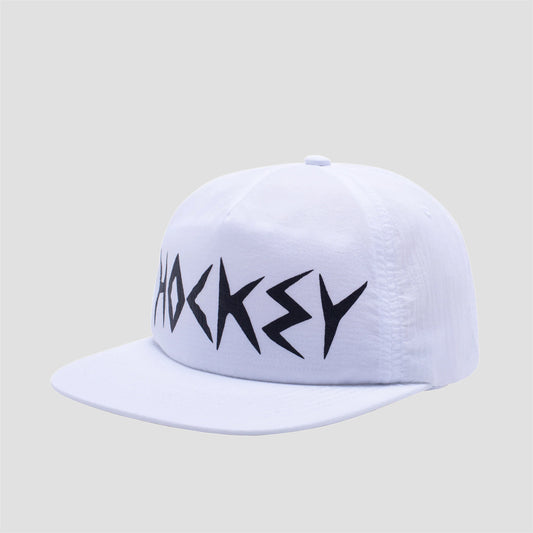 Hockey Can Crinkle 5 Panel Cap Pearl / Black