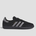 Load image into Gallery viewer, Adidas Samba ADV Skate Shoes Core Black / Grey Four / Gold Metallic
