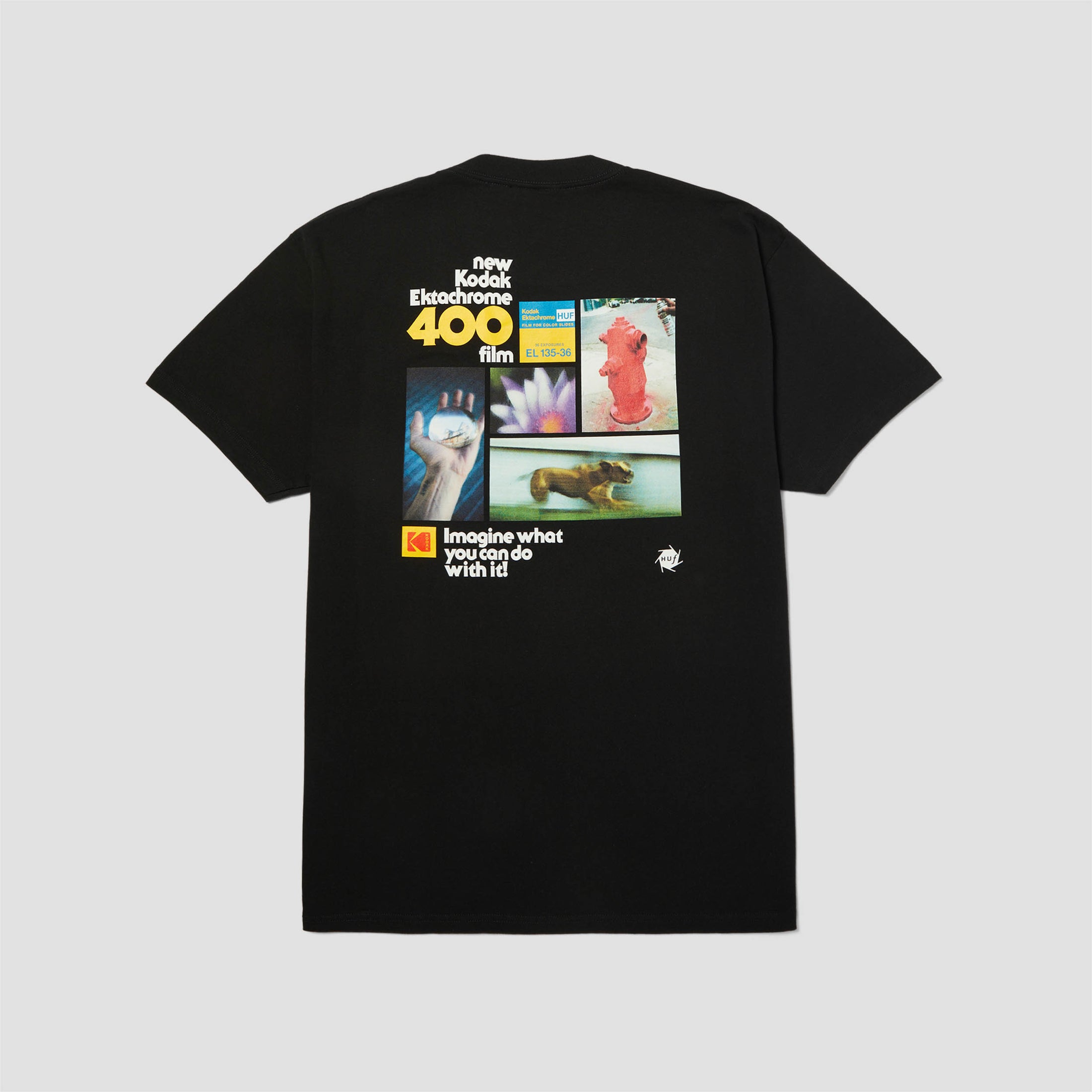 Huf x Kodak Imagine What Shortsleeve T-Shirt Black