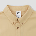 Load image into Gallery viewer, Nike Long Sleeve Button Down Oxford Shirt Sesame
