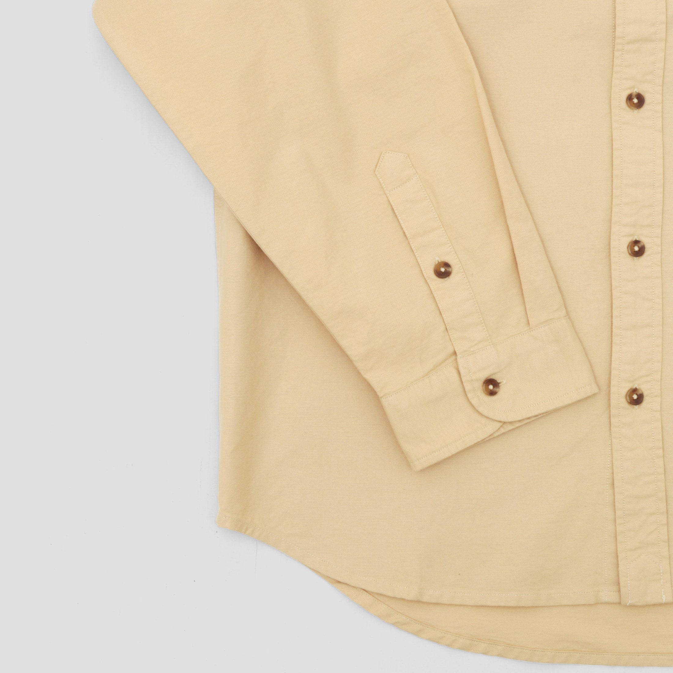 Nike Long Sleeve Button Down Oxford Shirt Sesame