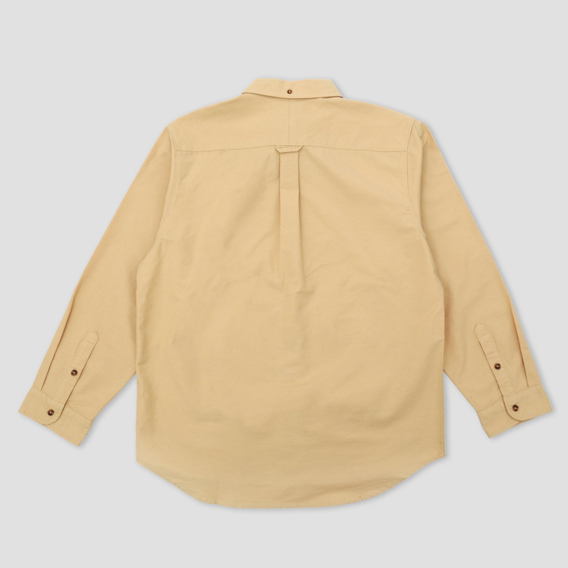 Nike Long Sleeve Button Down Oxford Shirt Sesame