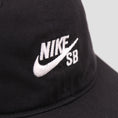 Load image into Gallery viewer, Nike SB Club Unstructured Skate Cap Black / White
