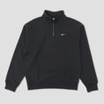 Load image into Gallery viewer, Nike Solo Swoosh 1/4 Zip Crew Black / White
