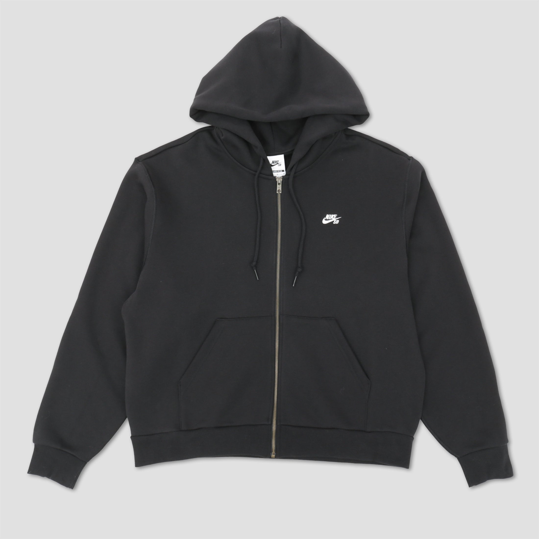 Nike SB Zip Fleece Hood Black / White