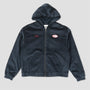 Nike SB Full Zip Hooded Corduroy Skate Jacket Armory Navy / Hyper Royal