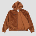 Load image into Gallery viewer, Nike SB Full Zip Hooded Corduroy Skate Jacket Light British Tan / Armory Navy
