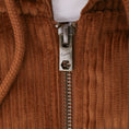 Load image into Gallery viewer, Nike SB Full Zip Hooded Corduroy Skate Jacket Light British Tan / Armory Navy
