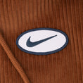 Load image into Gallery viewer, Nike SB Full Zip Hooded Corduroy Skate Jacket Light British Tan / Armory Navy
